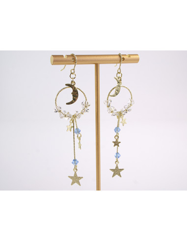 Kolczyki DŁUGIE MAXI GWIAZDKI LOLITA AKCESORIA...