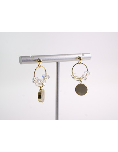 Kolczyki ELEGANCKIE LEKKIE KRYSZTAŁKI  LOLITA...