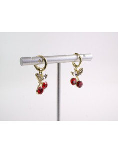 Kolczyki ELEGANCKIE WISIENKI WIŚNIE LOLITA AKCESORIA...