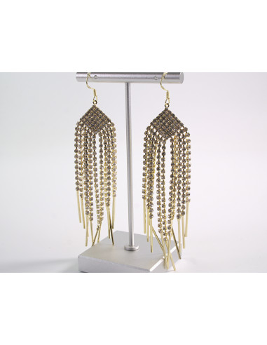 Kolczyki ELEGANCKIE DŁUGIE Z CYRKONIAMI LOLITA...