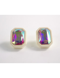 Kolczyki ELEGANCKIE KRYSZTAŁY LOLITA AKCESORIA srebrny...