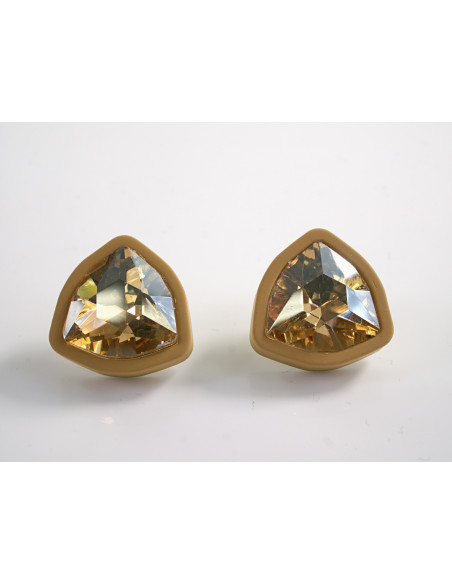 Kolczyki ELEGANCKIE KRYSZTAŁY LOLITA AKCESORIA srebrny sztyft 925