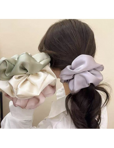 SCRUNCHIE SATYNOWA MEGA DUŻA XXL SATYNA...