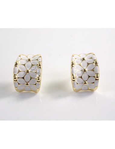 Kolczyki  KWIATY KWIATKI SREBRNY SZTYFT 925...