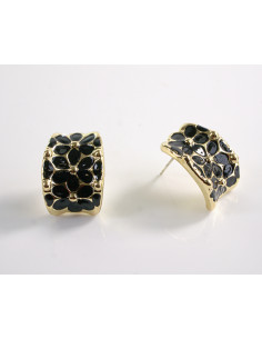 Kolczyki  KWIATY KWIATKI SREBRNY SZTYFT 925 LOLITA... 2