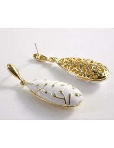 Kolczyki ŁEZKI DŁUGIE KROPLE  SREBRNY SZTYFT 925 LOLITA... 2