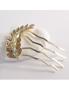 GRZEBIEŃ wsuwany do włosów wtykowy ozdobny KŁOS Lolita...