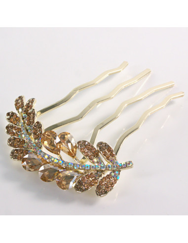 GRZEBIEŃ wsuwany do włosów wtykowy ozdobny KŁOS...