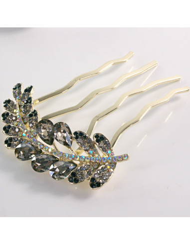 GRZEBIEŃ wsuwany do włosów wtykowy ozdobny KŁOS...