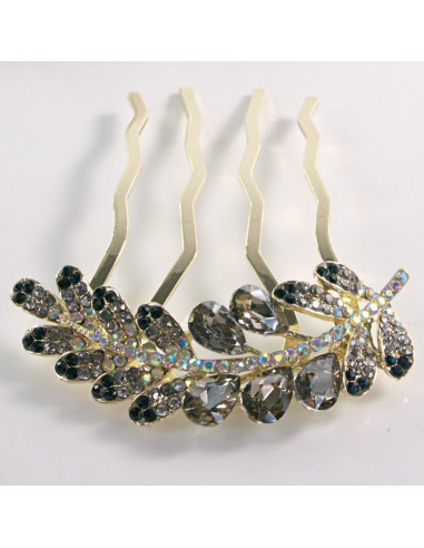 GRZEBIEŃ wsuwany do włosów wtykowy ozdobny KŁOS...