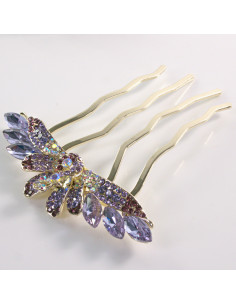 GRZEBIEŃ wsuwany do włosów wtykowy ozdobny PAW Lolita...