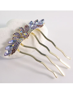 GRZEBIEŃ wsuwany do włosów wtykowy ozdobny PAW Lolita... 2