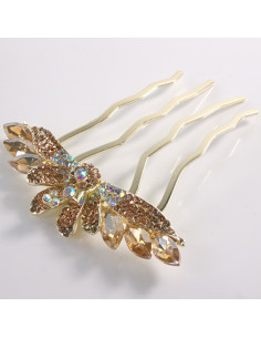 GRZEBIEŃ wsuwany do włosów wtykowy ozdobny PAW Lolita...