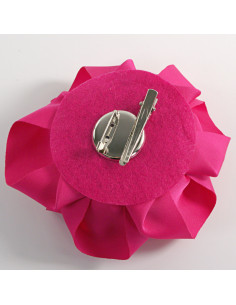 KWIAT Z MATERIAŁU BROSZKA PRZYPINKA LOLITA AKCESORIA RÓŻA... 2