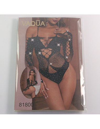 BIELIZNA EROTYCZNA BODY SEKSOWNA KOMPLET CZARNY...