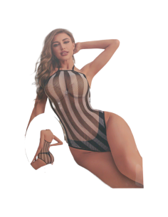 BIELIZNA EROTYCZNA BODY SEKSOWNA KOMPLET CZARNY Lolita...