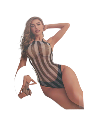 BIELIZNA EROTYCZNA BODY SEKSOWNA KOMPLET CZARNY...