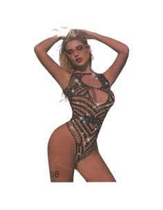 BIELIZNA EROTYCZNA BODY SEKSOWNA KOMPLET CZARNY Lolita...