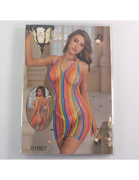 BIELIZNA EROTYCZNA BODY SEKSOWNA KOMPLET WIELOKOLOROWY Lolita Accessories