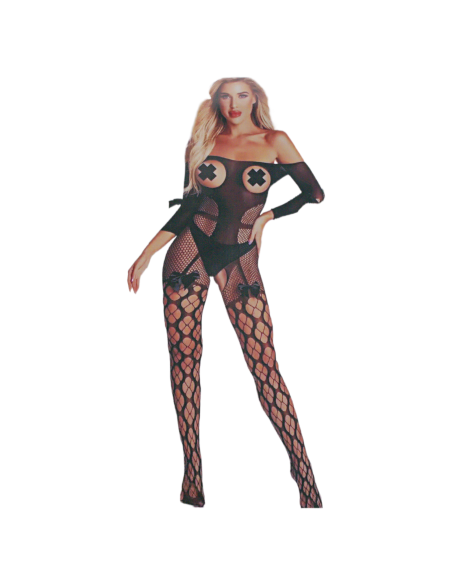 BIELIZNA EROTYCZNA BODY SEKSOWNA KOMPLET CZARNY Lolita Accessories