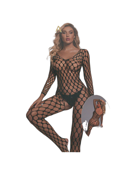 BIELIZNA EROTYCZNA BODY SEKSOWNA KOMPLET CZARNY Lolita Accessories