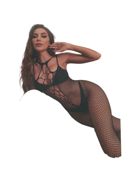 BIELIZNA EROTYCZNA BODY SEKSOWNA KOMPLET CZARNY Lolita Accessories