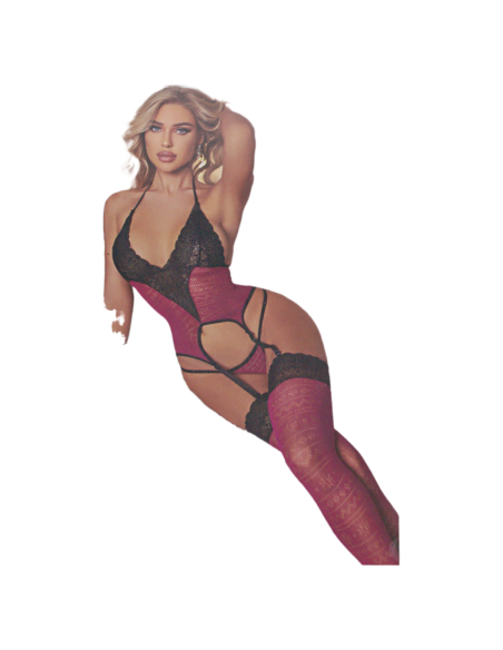 BIELIZNA EROTYCZNA BODY SEKSOWNA KOMPLET WIELOKOLOROWY Lolita Accessories