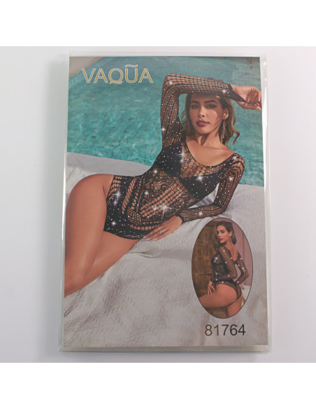 BIELIZNA EROTYCZNA BODY SEKSOWNA KOMPLET CZARNY Lolita Accessories