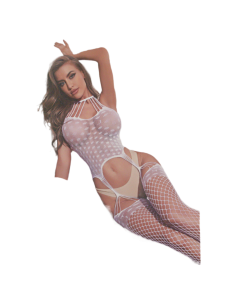 BIELIZNA EROTYCZNA BODY SEKSOWNA KOMPLET BIAŁY Lolita...