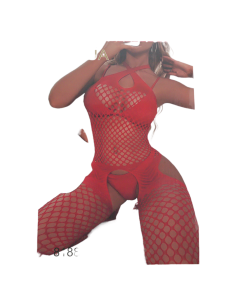 BIELIZNA EROTYCZNA BODY SEKSOWNA KOMPLET CZERWONY Lolita...