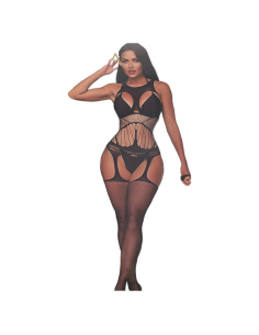 BIELIZNA EROTYCZNA BODY SEKSOWNA KOMPLET CZARNY Lolita...