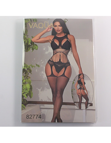 BIELIZNA EROTYCZNA BODY SEKSOWNA KOMPLET CZARNY...