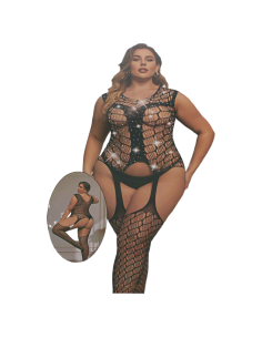 BIELIZNA EROTYCZNA BODY SEKSOWNA KOMPLET CZARNY Lolita...