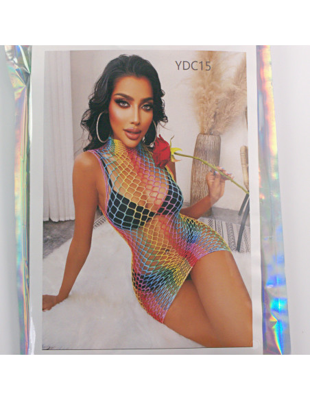 BIELIZNA EROTYCZNA BODY SEKSOWNA KOMPLET WIELOKOLOROWY Lolita Accessories