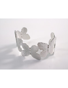 Bransoletka na rękę srebrna  motyle STAL CHIRURGICZNA... 2