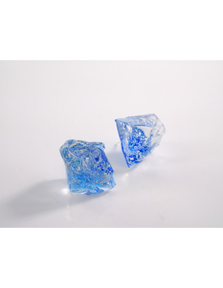 Kolczyki AKRYLOWE KRYSZTAŁY   LOLITA AKCESORIA srebrny sztyft 925