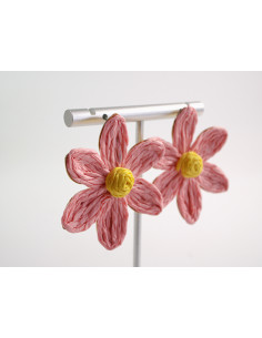 Kolczyki KWIATY BOHO KWIATKI  LOLITA AKCESORIA srebrny... 2