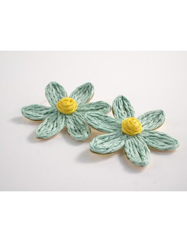 Kolczyki KWIATY BOHO KWIATKI  LOLITA AKCESORIA...