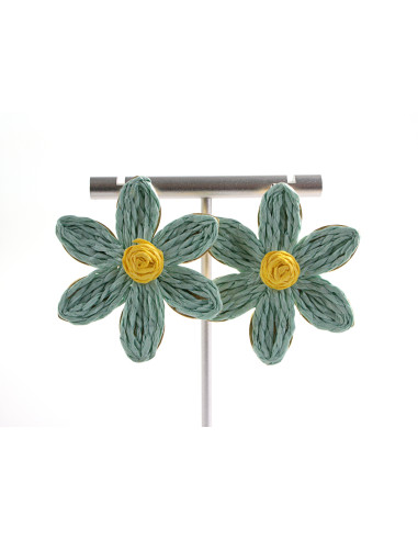 Kolczyki KWIATY BOHO KWIATKI  LOLITA AKCESORIA...