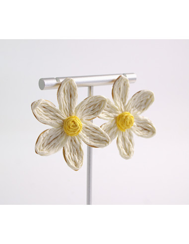 Kolczyki KWIATY BOHO KWIATKI  LOLITA AKCESORIA...