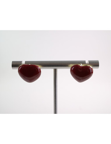 Kolczyki SEERCE BORDOWE SERCA  LOLITA AKCESORIA...