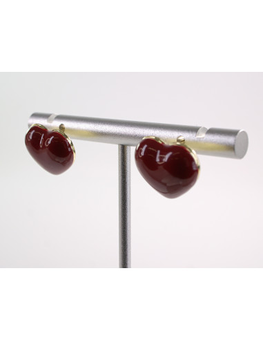 Kolczyki SEERCE BORDOWE SERCA  LOLITA AKCESORIA...