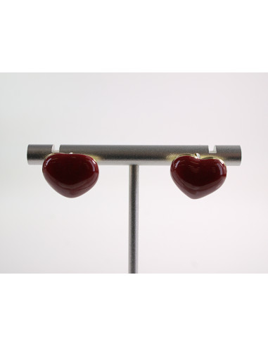 Kolczyki SEERCE BORDOWE SERCA  LOLITA AKCESORIA...