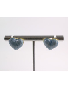 Kolczyki SEERCE NIEBIESKIE MELANŻ SERCA  LOLITA AKCESORIA... 2