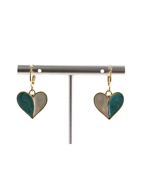 Kolczyki SERCE  SERCA SERDUSZKA  LOLITA AKCESORIA srebrny sztyft 925