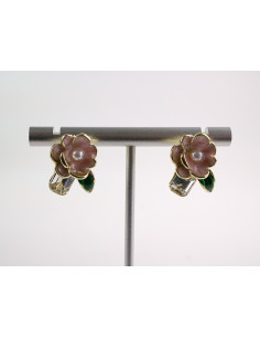 Kolczyki KWIATKI KWIATUSZKI   LOLITA AKCESORIA srebrny...