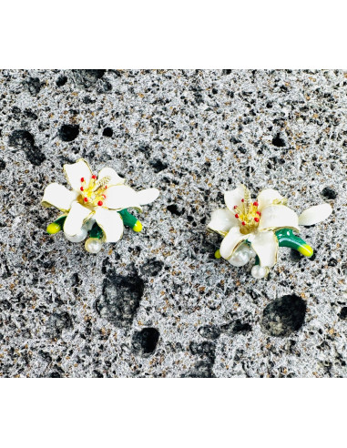 Kolczyki KWIATY KWIATKI BOHO Lolita Accessories...