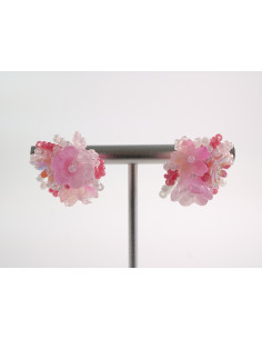 Kolczyki RÓŻOWE KWIATKI KWIATUSZKI LOLITA AKCESORIA... 2