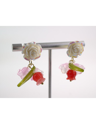 Kolczyki KWIATKI KWIATUSZKI LOLITA AKCESORIA...