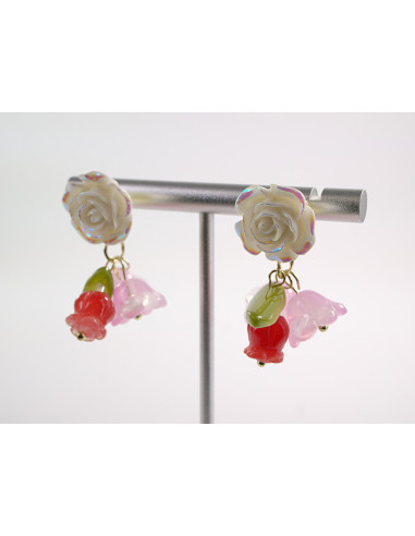 Kolczyki KWIATKI KWIATUSZKI LOLITA AKCESORIA...